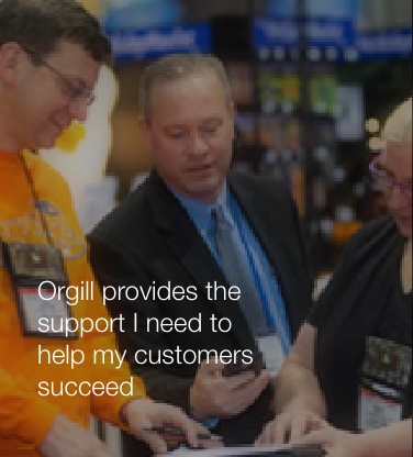 Sales Employee with happy customer | Orgill Sales Jobs