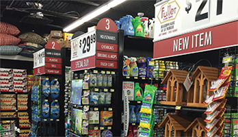 endcaps in new store